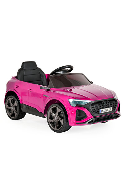 Audi Masinuta electrica pentru copii SQ8 E-Tron Pink vopsit,roti EVA,telecomanda 2.4G,2 motoarex25w,