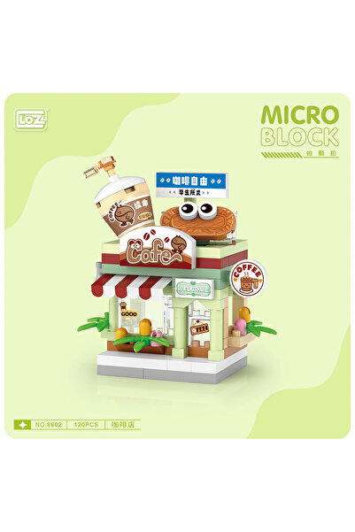 Noone LOZ Micro Blocks Mini Shop Serisi – Mini Yapı Seti (Coffee Shop)