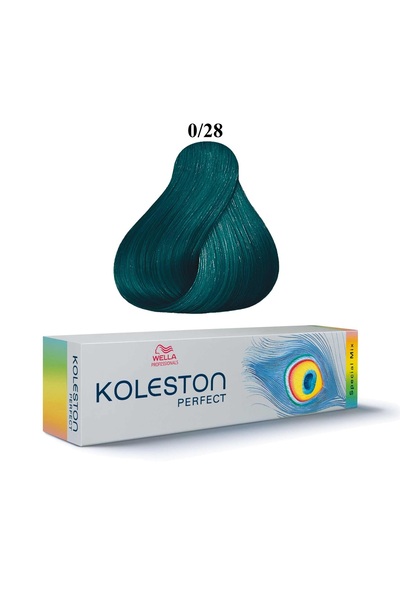Wella Professionals , Koleston Perfect Special Mix, Permanent Hair Dye, 0/28 Matte Blue, 60 ml