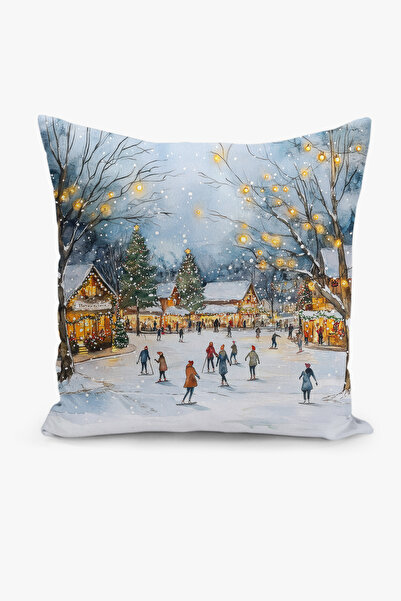 Filamente Husă pentru pernă cu imprimare digitală pe două fețe Anul Nou / Pei...