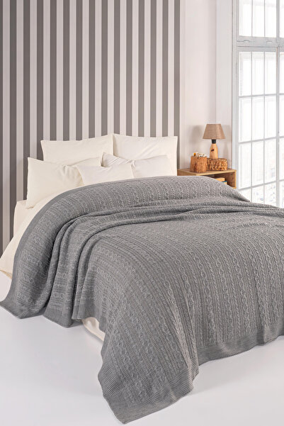 WOOLHOME غطاء سرير مزدوج منسوج 220×240 سم