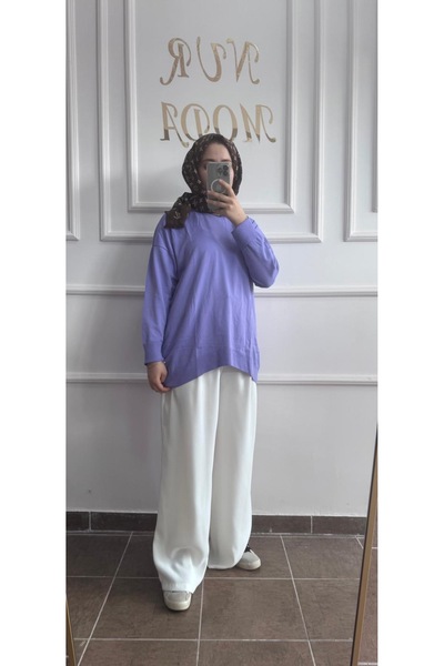 Butik Merserize Mor kazak