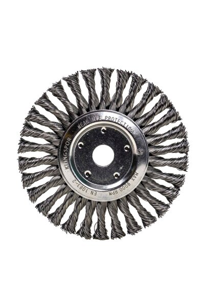 KLİNGSPOR Twisted round brush, Klingspor, BR 600Z, 178x14x22.23mm / EXT 358313