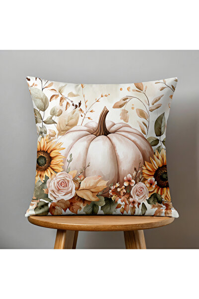 Filamente Double-Sided Digital Printing Throw Pillow Cover Autumn / Pumpkin Pattern