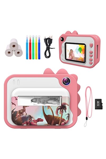 TeoMa™ Cameră foto instantanee pentru copii, 12MP, video 1080p, imprimare ter...