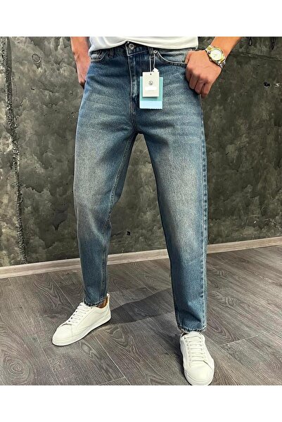 byediz Damian Kot Boyfriend Yıkamalı Denim Erkek Jean Pantolon