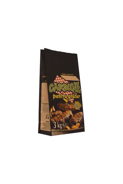 MSG PACKAGING Set of 50 double-layer paper bags, coal packaging, without handle