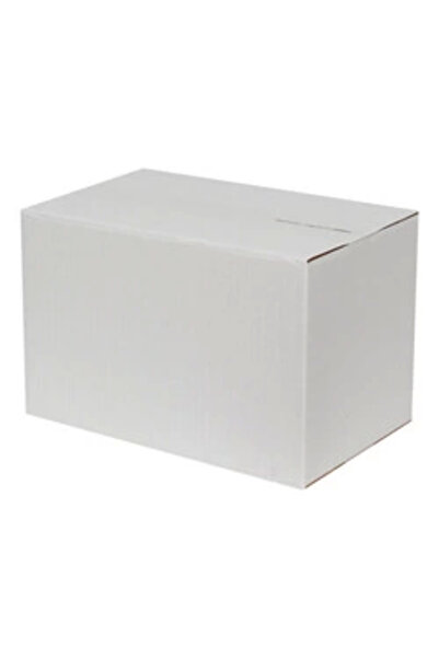 ofisturka 35x20x20cm Tek Oluklu Koli - Beyaz