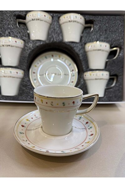 ACAR Made with Love Porcelain 6-Piece Coffee Cup Set 8176