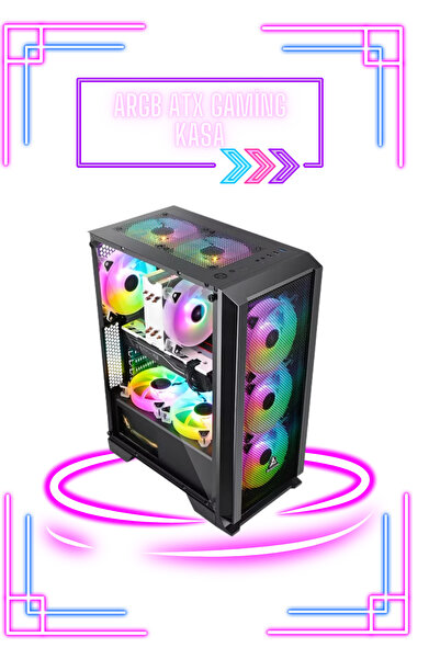 Vural Elektronik RYZEN 5 7500F-RTX 5060 8 GB-32 GB RAM-500 GB M2 SSD-ARGB ATX...