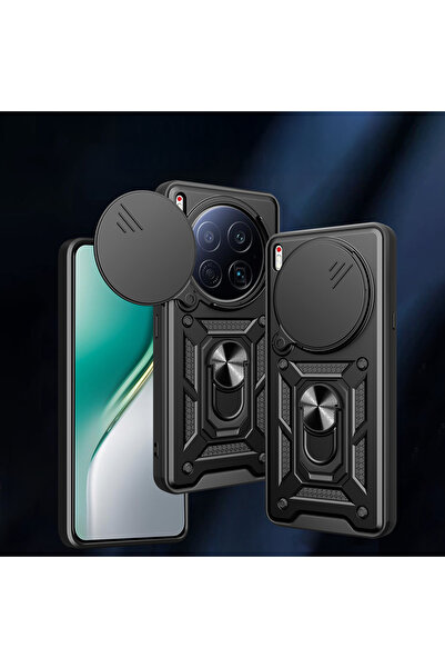 ZM STORE Tecno Camon 40 Premier 5g Compatible Case Magnetic Stand Camera Protection Sliding Vega Cover