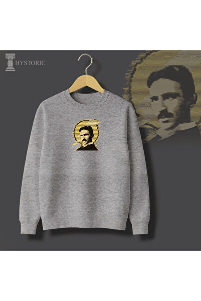 Hystoric Wear نيكولا تيسلا مطبوع سويت شيرت