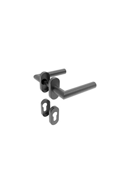 EmaConstruct Mâner de ușă din oțel inoxidabil, cu rozetă cilindrică, lungime ...