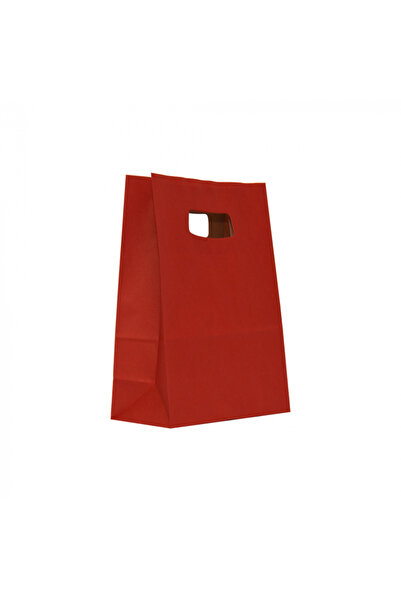 MSG PACKAGING Set of 100 Gift Bags, Gift Bags, BORDEAUX, 18x9x25 cm