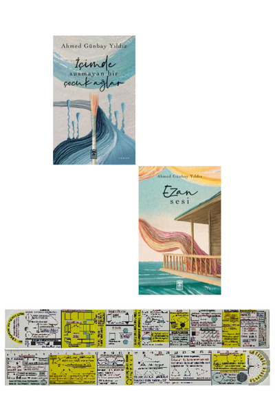 Timaş Yayınları Ahmed Günbay Yıldız 2 Kitap Set / İçimde Susmayan Bir Çocuk A...