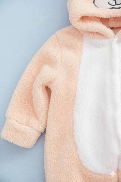 VaVbaby Welsoft Unisex Zippered Plush Winter Baby Sleeping Bag Children's Jumpsuit and Costume Rabbit