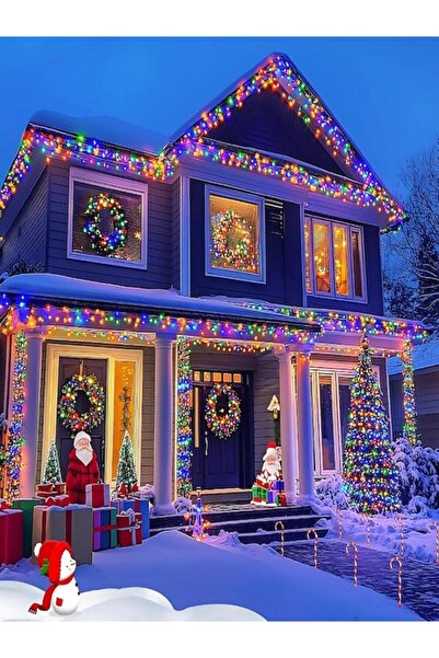 OEM Christmas installation roll 120m, 600 multicolor LEDs, indoor and outdoor decoration, low consumption