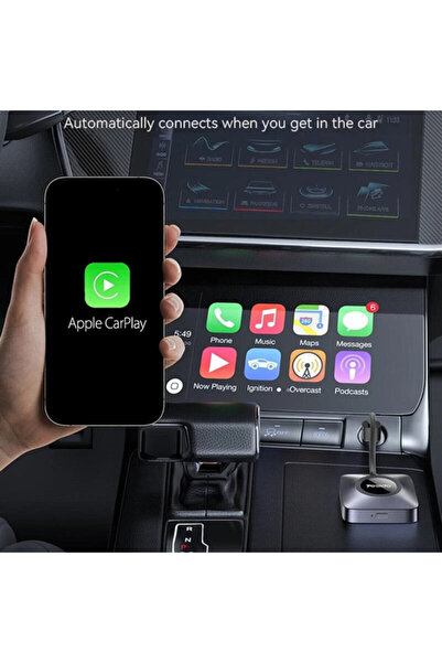 Yesido Adaptor wireless CarPlay Wi-Fi 6, Bluetooth 5.0 KM23