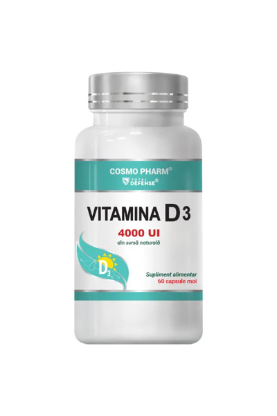 Cosmopharm Vitamina D3 4000 UI, 60 capsule Cosmo Pharm 60 capsule