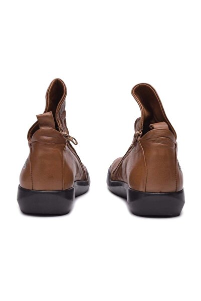 Gusse Γυναικείες δερμάτινες μπότες από χακί Yohanya 260493