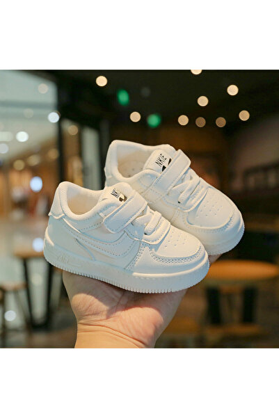 Superbaby Adidasi albi pentru copii - Artic