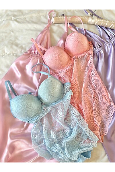 Feruzdesign Luna Blue Push up Bodysuit