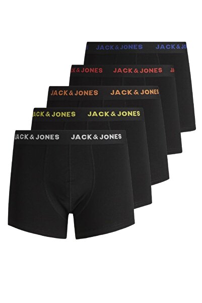 Jack & Jones JACK&JONES JACBLACK FRIDAY ERKEK BOXER 5'Lİ PAKET SİYAH