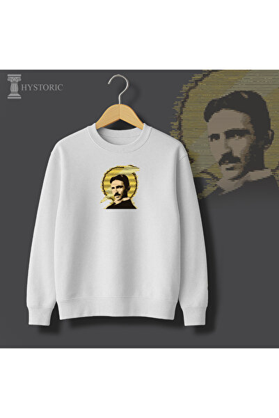 Hystoric Wear Nikola Tesla Printed Sweatshirt