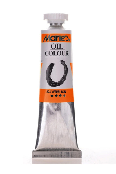 Maries YAĞLI BOYA 50 ML NO 324 VERMILION (3 Adet)