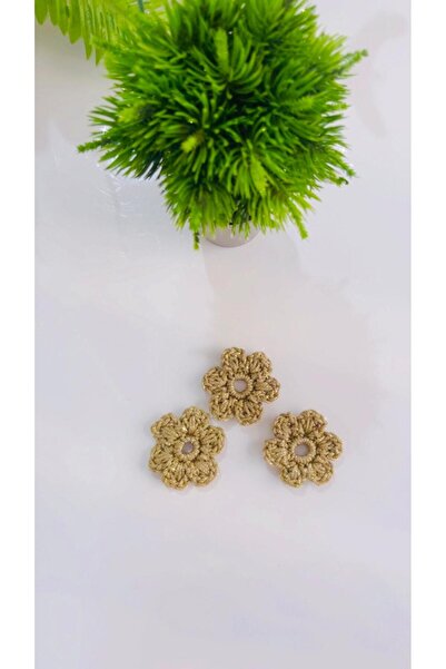 PİNKBAG Handmade Gold Shirt Ornament 3 Pcs