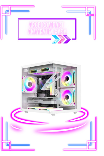 Vural Elektronik RYZEN 5 7500F-RTX 5060 8 GB-240MM SIVI SOĞUTMA-32 GB RAM-500...