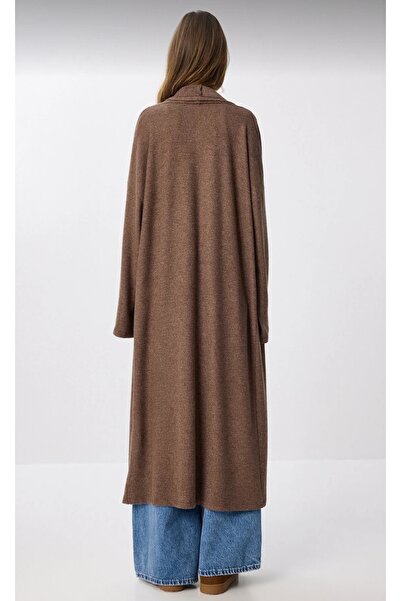 Vaniza Yumoş Bearded Fabric Long Cardigan