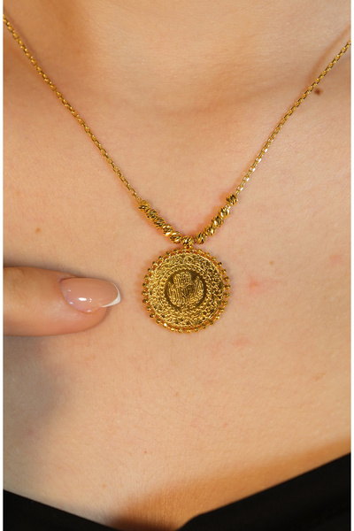 güneyler altın ÇEYREKLİ DORİKA KOLYE 22 AYAR A076773