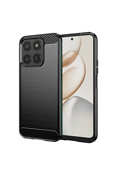 Techsuit Husă din silicon inteligentă Carbon pentru Honor 400, neagră