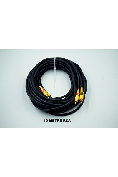 YSN SOUNDS Amfi Rca Kablosu – 10 Metre - El Yapımı %100 Bakır – Uzun Anfi Rca...