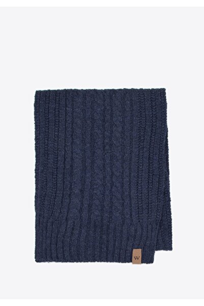 Wittchen Men's winter set with decorative weave, classic navy blue, navy blue viscose