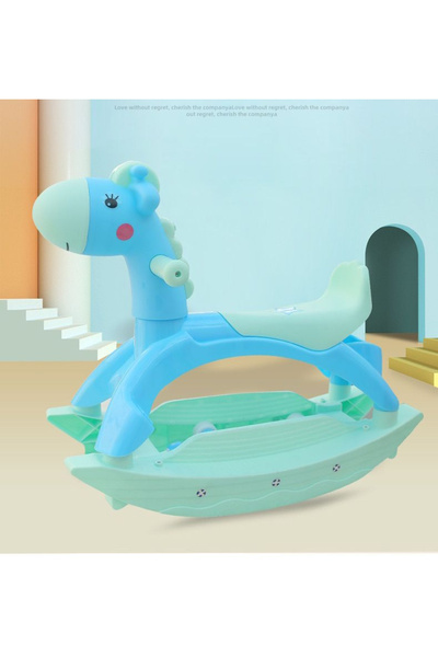 Krista Cal balansoar 2 în 1 cu roți și muzică, Rocky Blue