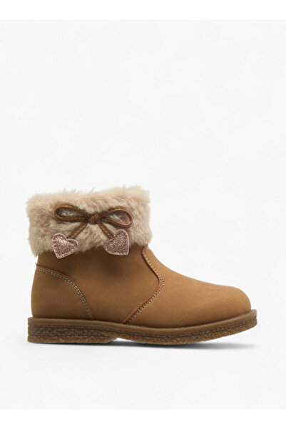Flora Bella by Shoexpress Girls Fur Accent Ankle Boots