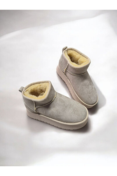 Moda fiesta Fur-Lined Suede Women's Boots – Comfortable and Warm Winter Model