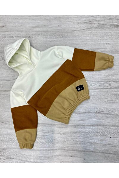 ERDEM KIDS Boy's Sweatshirt-Pullover Hooded Multi-Colored Winter Fleece Sweatshirt with Elastic Waist