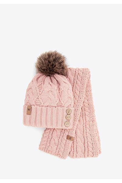 Wittchen Women's Set with Buttons Pink Acrylic