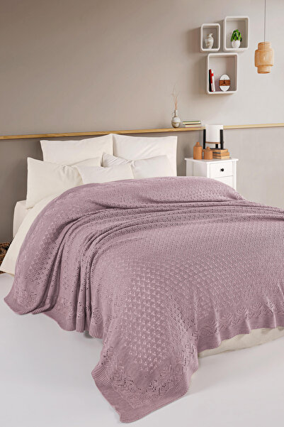 WOOLHOME TRİKO ÇİFT KİŞİLİK YATAK ÖRTÜSÜ220X240CM