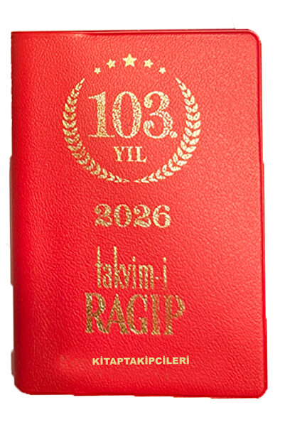 kitaptakipcileri 2026 Takvimi Ragıp Uluğ 103. Yıl Cep Ajandası Boy Plastik Kapak, Türkiye Haritası Hediyeli