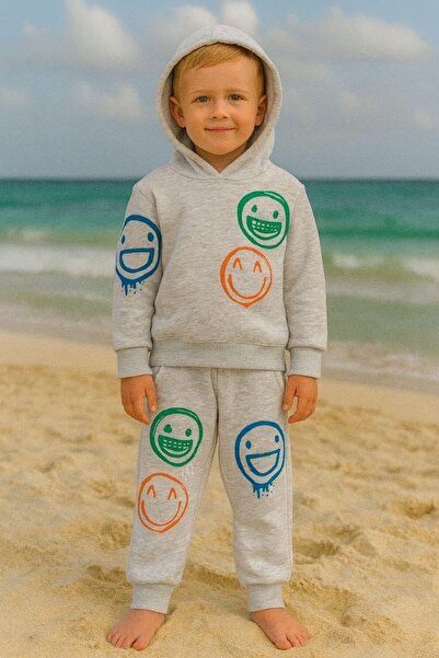 cgboutiquestylekids طقم ملابس للأولاد من Cg Kids Smiley ملون بوجه مبتسم مكون ...