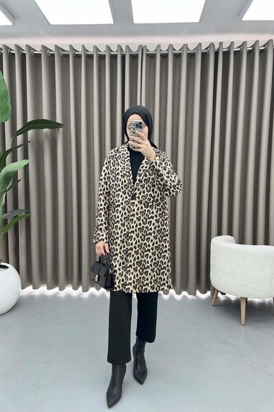 Pardesü Dünyası Leopar Desenli Kaban Leopar