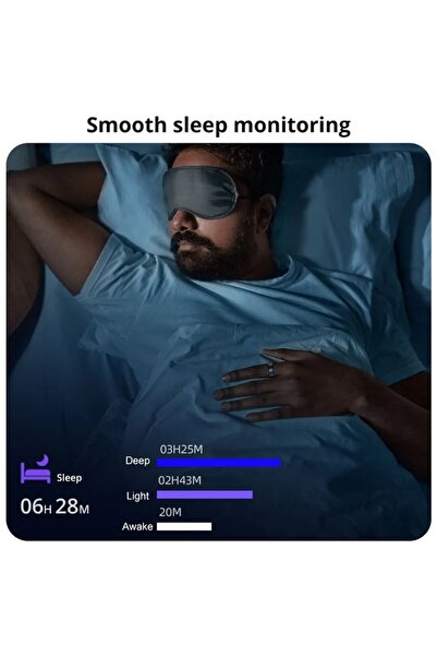 Briggs Smart Ring Z32, Size 8 (57.17mm), Stainless Steel, Black