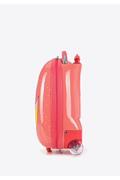 Wittchen Valiză pentru copii din ABS cu animale roz și negru, roz și negru, ABS