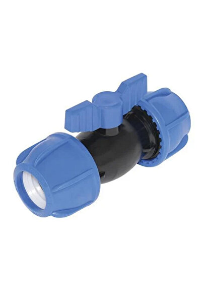 Altınyapı Hobi Market صمام كروي مع مخرج كابلين 63*63 لوك