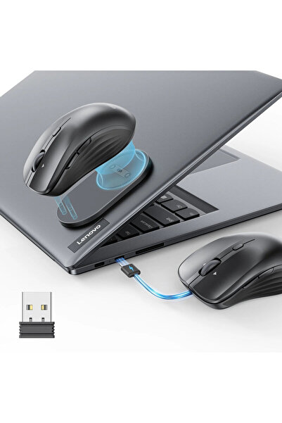 ESR Magnetic Wireless Mouse for Laptop, 4800 DPI, Gray, 6H002