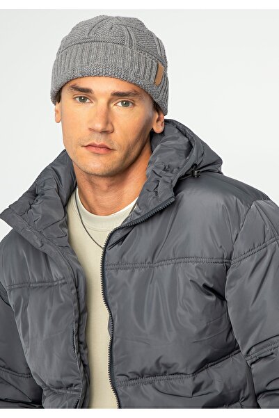 Wittchen Men's Winter Set with Geometric Pattern, Gray Viscose